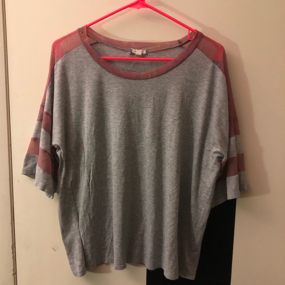 T-shirt with floral detail